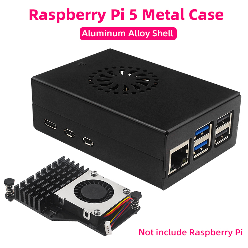 Argon One V3 M.2 Nvme Case - Raspberry Pi 5 boîtier métallique coque