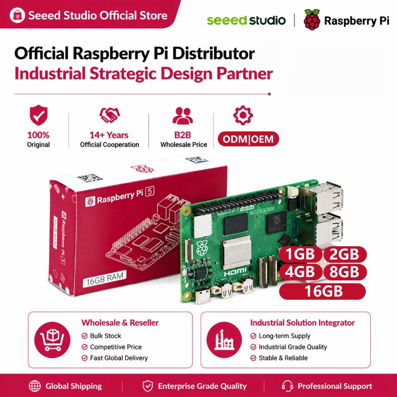 Produit en gros : Kit de carte - Raspberry Pi 5 8Gb Board avis et prix